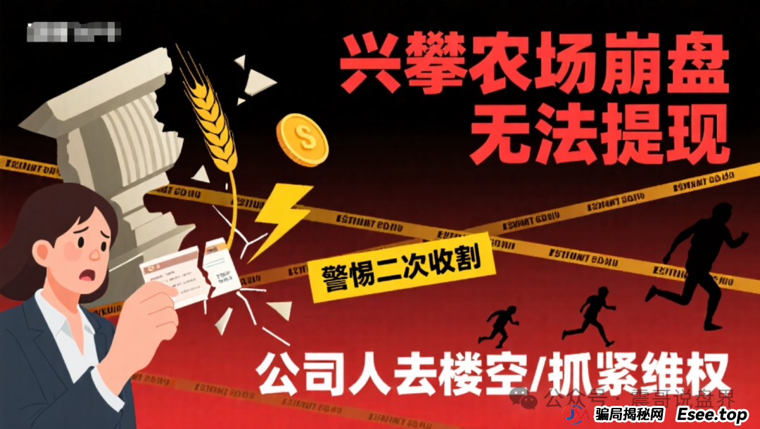 兴攀农场崩盘无法提现,警惕二次收割,公司人去楼空,抓紧维权(1) 兴攀农场崩盘无法提现,警惕二次收割,公司人去楼空,抓紧维权(1)