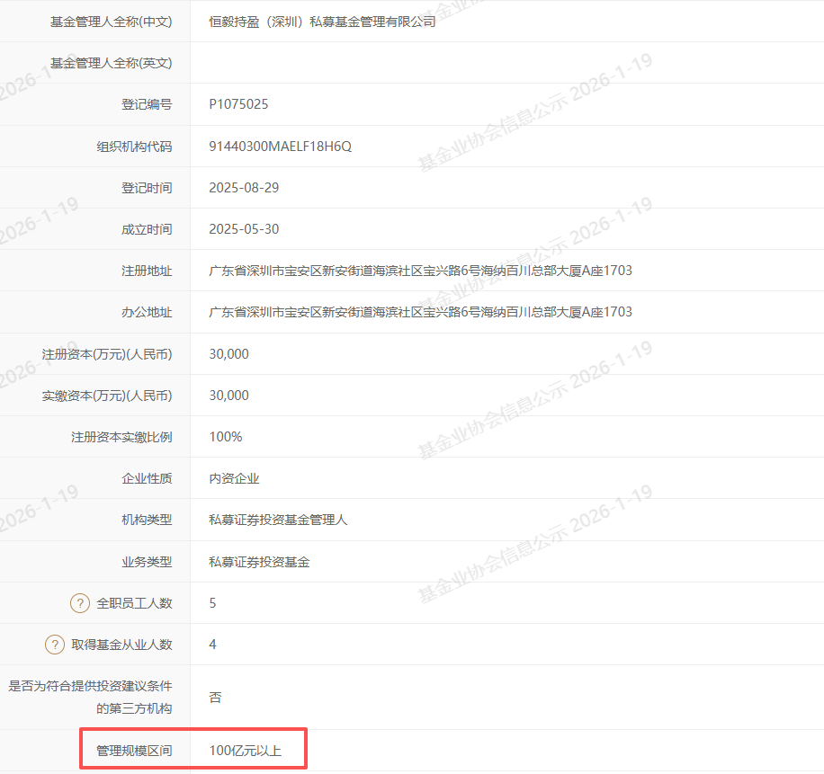 成立7个月规模超百亿！私募“百亿俱乐部”扩容
