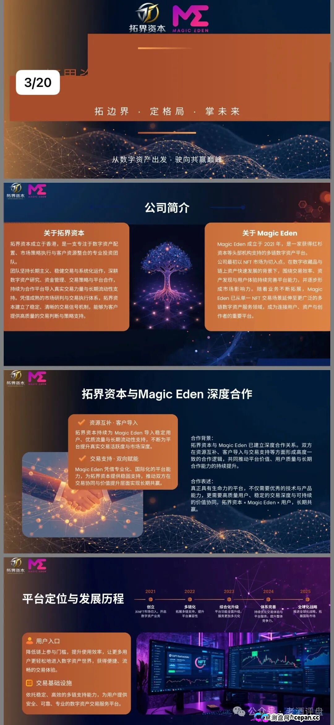 拓界资本AI跟单就是单机版模拟器!Magic Eden根本没跟你合作,日化1%是索命钩,15级传销金字塔五年起步!(1) 拓界资本AI跟单就是单机版模拟器!Magic Eden根本没跟你合作,日化1%是索命钩,15级传销金字塔五年起步!(1)