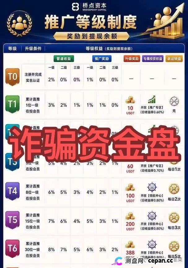 桥点资本:虚拟币投资是幌子,多重等级拉人头,资金盘崩盘在即(2) 桥点资本:虚拟币投资是幌子,多重等级拉人头,资金盘崩盘在即(2)