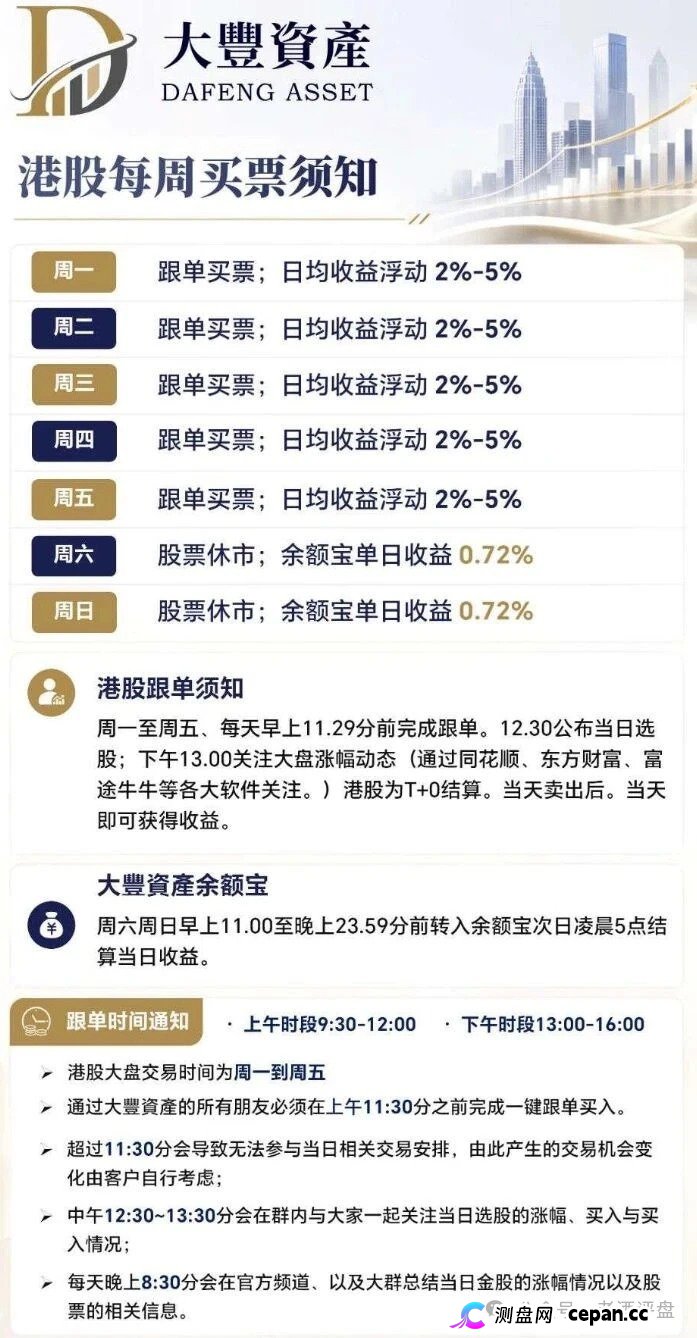 大丰资产港股跟单涉传，日化2%-5%，6%拉新提成，柬埔寨园区盘，高度预警(2)