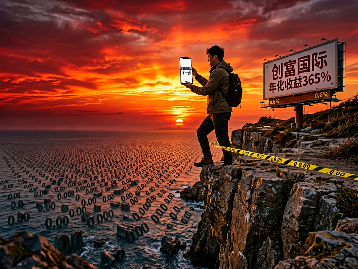 创富国际稳赚神话背后的黑平台真相：外汇收割与资金盘崩盘风险全解析(1)
