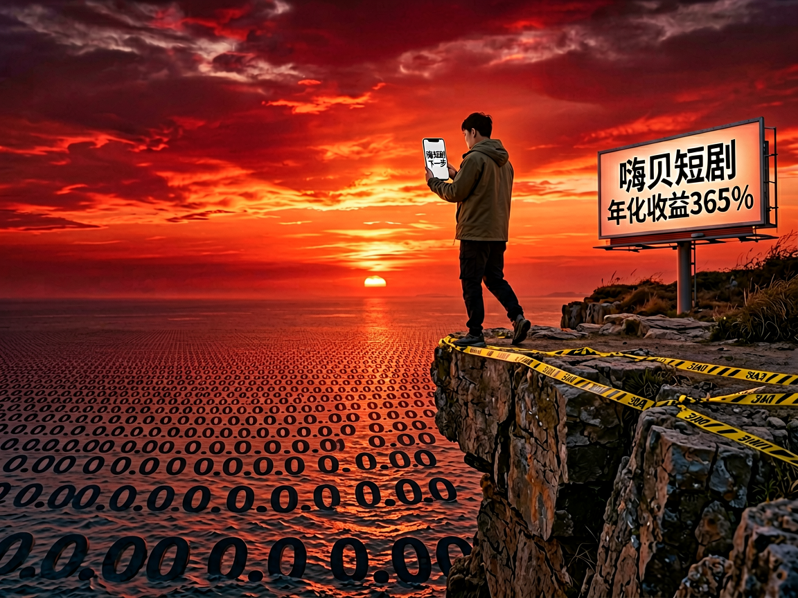 嗨贝短剧:披着短剧外衣的资金盘,8月28日已被多名博主定性为随时跑路的高危骗局
